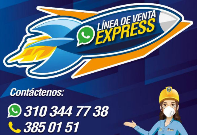 Adquiera nuestros productos de forma segura a través de la nueva línea de venta express.