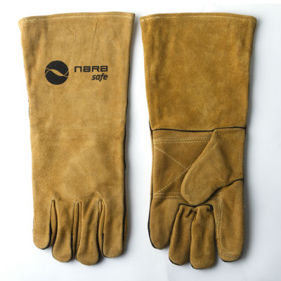 Guantes de carnaza para soldador