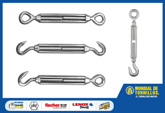 Ferretería > Fijaciones > Alambres y tensores > Tensor galvanizado