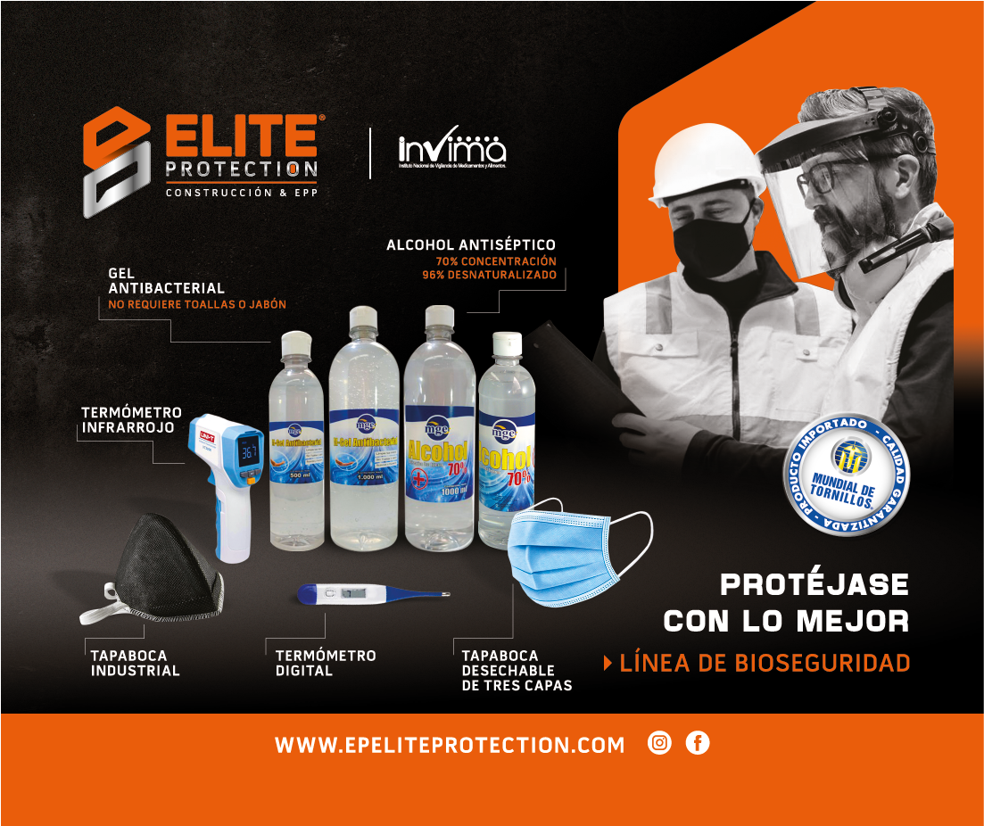 portafolio bioseguridad EP ELITE PROTECTION