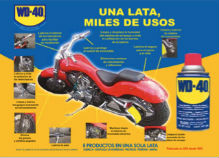 WD-40 para el mantenimiento de su moto