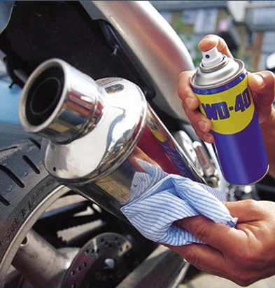 Usos del WD-40 para su moto